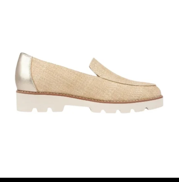 Vionic Women’s Kensley Raffia Slip-On Loafers | Comfortable Stylish Casual Shoes - Picture 1 of 8